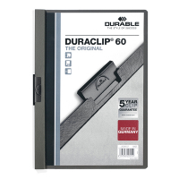 Durable duraclip chemise à clip A4 pour 60 feuilles - anthracite 220957 310149