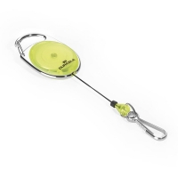 Durable enrouleur style avec mousqueton jaune 832704 310011