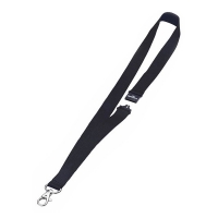 Durable lacet textile avec fermeture de sécurité (10 pièces) - noir 813701 310050