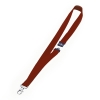 Durable lacet textile avec fermeture de sécurité (10 pièces) - rouge