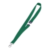 Durable lacet textile avec fermeture de sécurité (10 pièces) - vert
