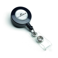 Durable mécanisme de déroulement avec bouton-poussoir (10 pièces) - noir 310093