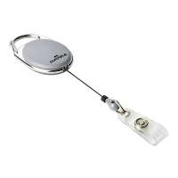 Durable mécanisme de déroulement avec fermeture à bouton-poussoir (10 pièces) - gris 832410 310096