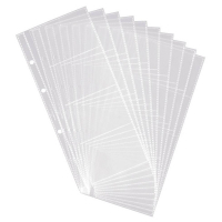 Durable pochette transparente pour cartes de visite (80 cartes) 238719 310150
