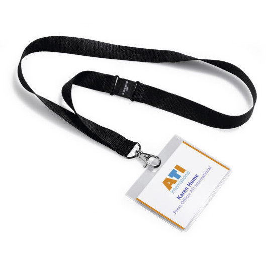 Durable porte-badge avec lacet textile 60 x 90 mm (5 pièces) 860001 310079 - 1