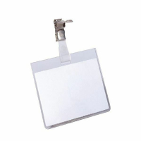 Durable porte-badge fermé avec clip 90 x 60 mm (25 pièces) 800319 310077