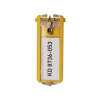Durable porte-clés - jaune (6 pièces)