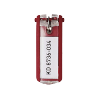 Durable porte-clés - rouge (6 pièces) 195703 310218