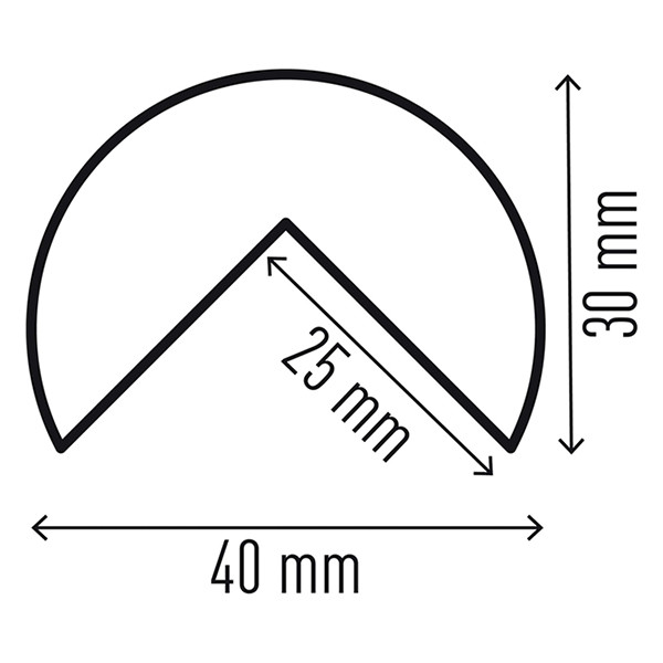 Durable profilé de protection pour angle C25R 1100130 310256 - 3