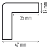 Durable profilé de protection pour angle C35 1102130 310258 - 3