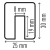 Durable profilé de protection pour angle E8 1127130 310264 - 3