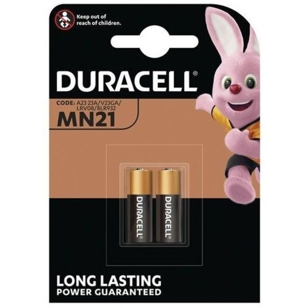 Duracell MN21 / A23 pile (2 pièces) 12AE 2/3A 23GA A23 E23A ADU00049 - 1