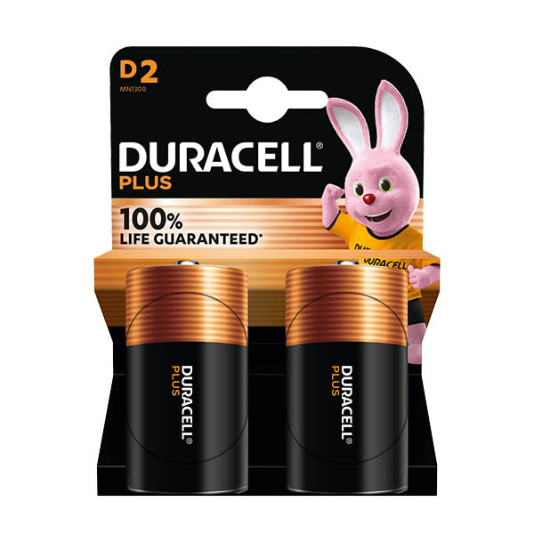 Duracell Plus D MN1300 pile 2 pièces 204506 - 1