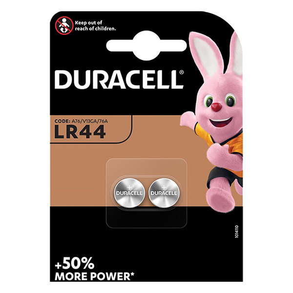 Duracell Plus LR44 pile bouton 2 pièces LR44 204510 - 1
