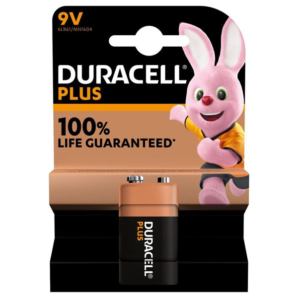 Duracell Plus Power 9V 6LR61 pile MN1604 204508 - 1