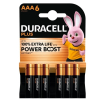 Duracell Plus Power Boost 100% Extra Life AAA / MN2400 / LR03 pile alcaline (6 pièces)