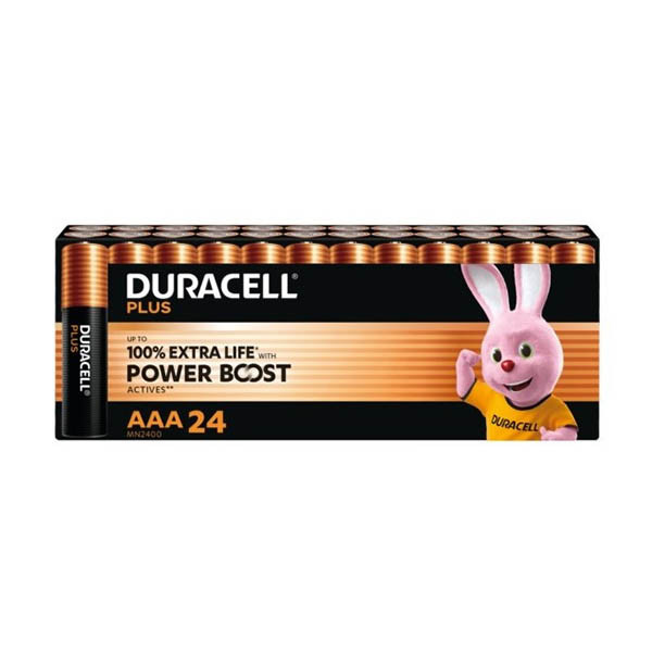 Duracell Plus Power Boost 150% Extra Life AAA MN2400 pile 24 pièces ADU00424 - 1