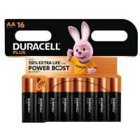 Duracell Plus Power Boost 150% Extra Life AA / MN1500 / LR06 pile alcaline (16 pièces) ADU00398