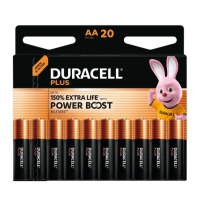 Duracell Plus Power Boost 150% Extra Life AA / MN1500 / LR06 pile alcaline (20 pièces) ADU00399