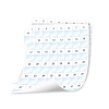 Dymo 1908553 XTL feuilles d'étiquettes plastifiées prédécoupées 24 x 42 mm (d'origine) 089110 - 1