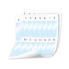 Dymo 1908554 XTL feuilles d'étiquettes plastifiées prédécoupées 24 x 103 mm (d'origine) 089112 - 1