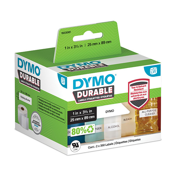 Dymo 1933081 / 22112285 étiquettes d'entrepôt durables (d'origine) 1933081 2112285 088574 - 1