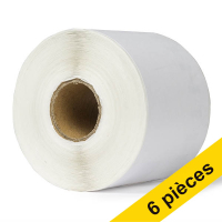 Dymo 2093092 étiquettes d'expédition et de badge 6 rouleaux 99014 (marque 123encre)