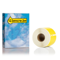 Dymo 2133400 étiquettes d'expédition et de badge (marque 123encre) - jaune 2133400C 088599