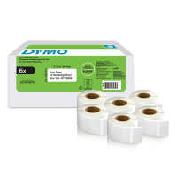 Dymo 2177564 grandes étiquettes pour adresse de retour 6 rouleaux S0722520 / 11352 (d'origine) 2177564 089172