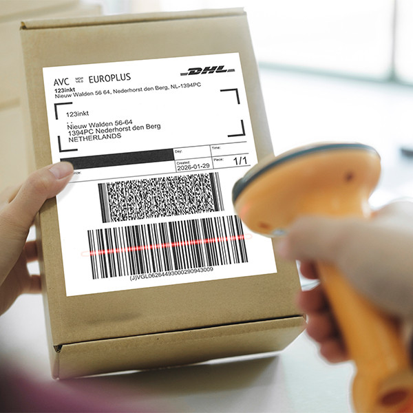 Dymo 2177565 étiquettes d'adresse larges DHL 6 pièces 2166659 (marque 123encre) 089177 - 2