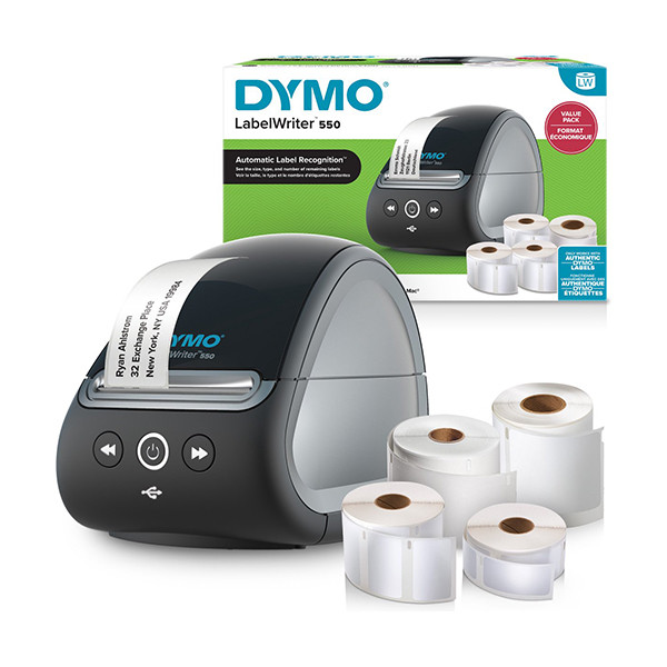 Dymo LabelWriter 550 + 4 rouleaux d'étiquettes 2147591 833421 - 2