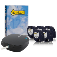 Dymo LetraTag 200B système de lettrage + 5 rubans  089305