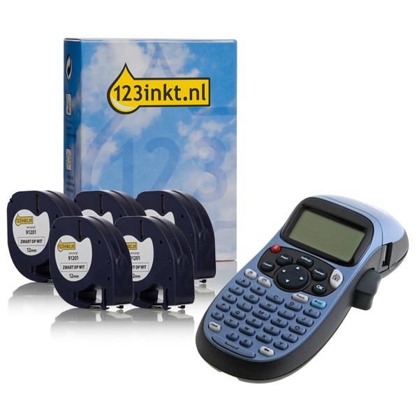 Dymo LetraTag LT-100H système de lettrage + 5 rubans  089307 - 1