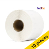 Offre : 10x Dymo S0904980 étiquettes d'expédition FedEx extra larges (marque 123encre) nouvelle version 653285 - 1