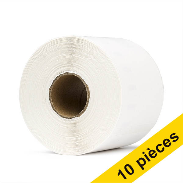 Offre : 10x étiquettes d'expédition extra larges Dymo S0904980 (marque 123encre) nouvelle version 650891 - 1