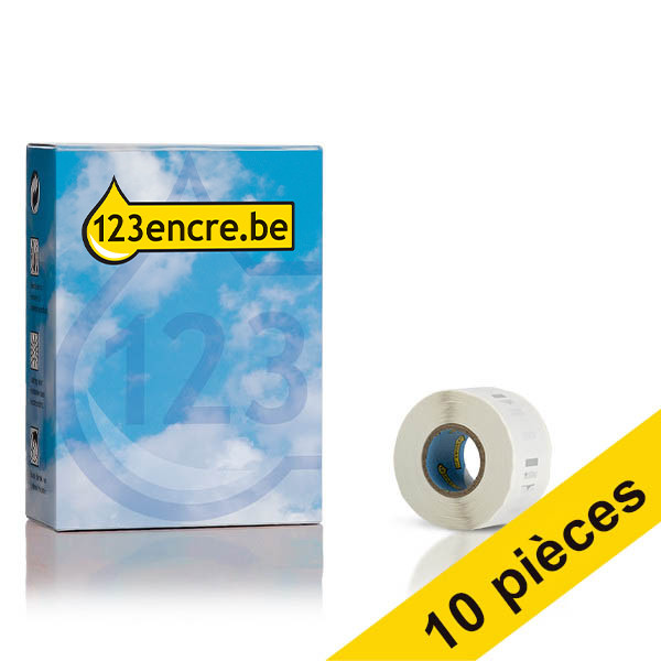 Offre : 10x étiquettes multifonctions Dymo S0722530/11353 (marque 123encre) nouvelle version 650893 - 1