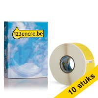 Offre : 10x badge étiquettes badges nominatives et amovibles Dymo S0722560/11356 (marque 123encre) nouvelle version - blanc 650895
