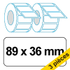 Offre : 3x Dymo 2093093 étiquettes d'adresse larges pack avantageux 12 rouleaux 99012 (marque 123encre)