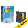 Offre : 3x Dymo S0718290/18054 IND Rhino ruban thermorétractable 9 mm (marque 123encre) - noir sur jaune