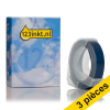 Offre : 3x Dymo S0898140 / 520106 ruban en relief (marque 123encre) - blanc sur bleu