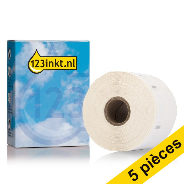 Dymo Offre : 5x Dymo 1933084 / 2112289 étiquettes multifonctions durables (marque 123encre) 1933084C 650615 - 1