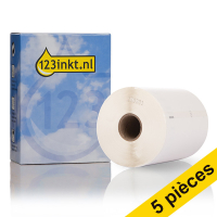 Offre : 5x Dymo 1933086 étiquettes d'expédition PostNL résistantes extra grandes (marque 123encre) 650617