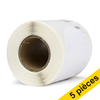 Dymo Offre : 5x Dymo S0719250/14681 étiquettes de CD et DVD (marque 123encre) S0719250C 650605