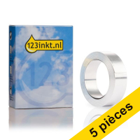 Dymo Offre : 5x Dymo S0720160 / 31000 Rhino ruban non adhésif 12 mm (marque 123encre) - argent S0720160C 088739