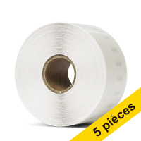 Dymo Offre : 5x Dymo S0722410 / 99013 étiquettes d'adresse transparentes larges (marque 123encre) S0722410C 650573