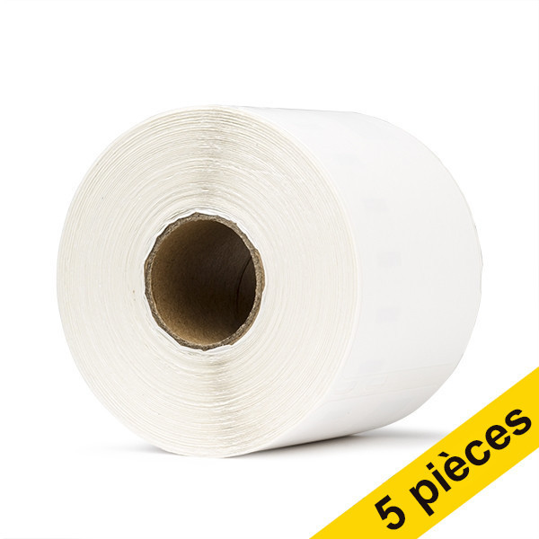 Offre : 5x Dymo S0904980 étiquettes d'expédition PostNL extra larges (marque 123encre) 650504 - 1