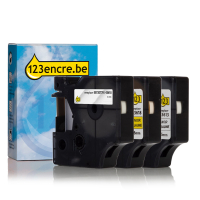 Dymo Offre : Marque 123encre remplace Dymo D1 6 mm multipack de ruban d'étiquettes S0720770C S0720780C S0720790C 089228