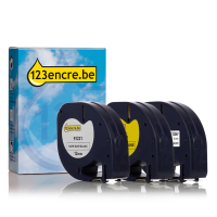 Offre : marque 123encre remplace le multipack de ruban adhésif Dymo Letratag 12 mm