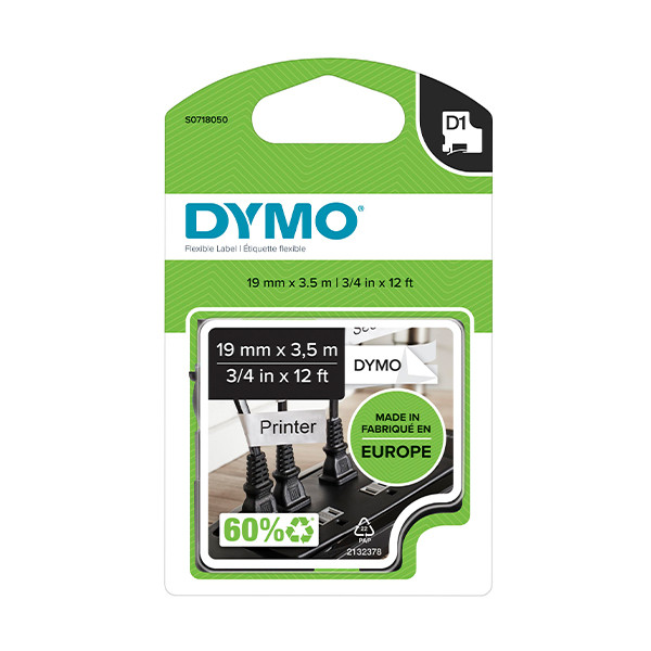 Dymo S0718050/16958 ruban d'étiquettes nylon flexible 19 mm (d'origine) S0718050 088534 - 1