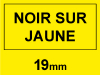 Dymo S0720880/45808 ruban d'étiquettes 19 mm (marque distributeur 123encre) - noir sur jaune S0720880C 088413